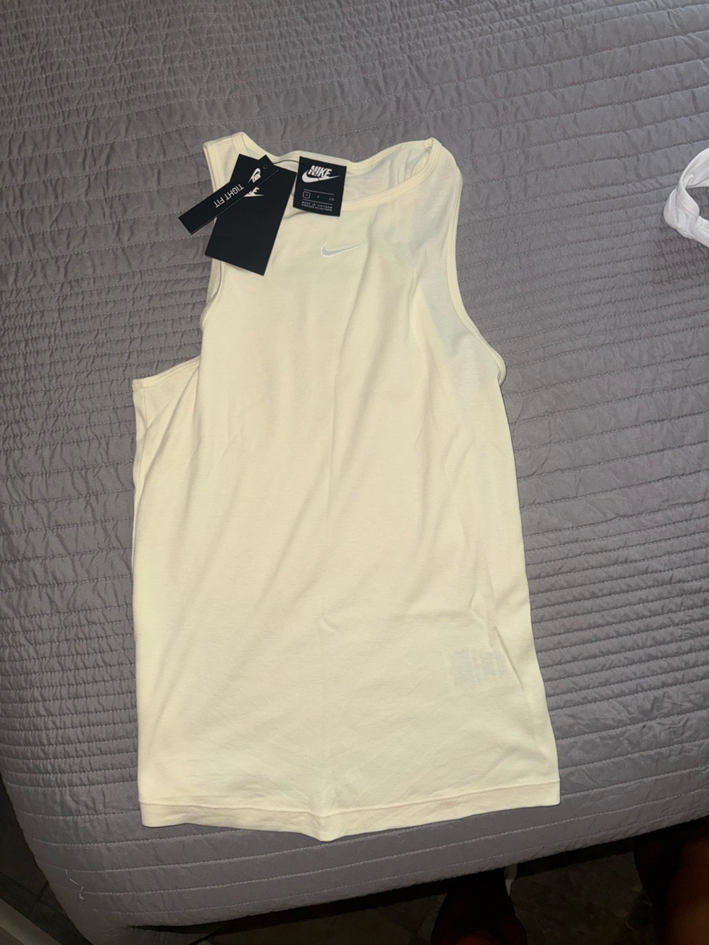 Nike women’s butter yellow Tank Top